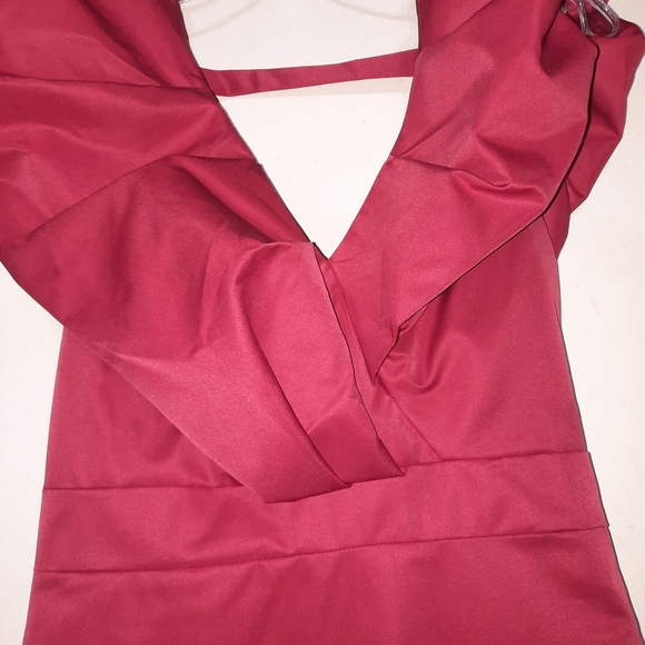 DO+BE Red Ruffle Mini Dress - Picture 10 of 11